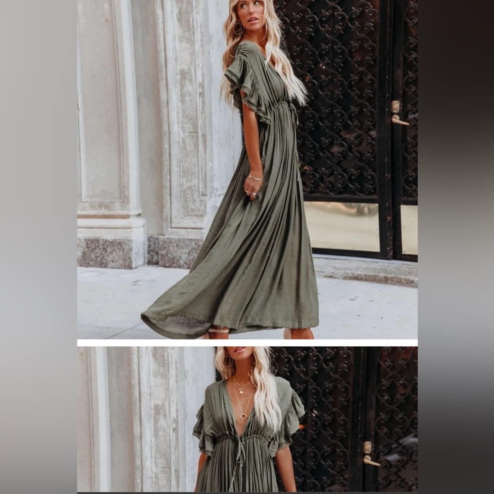 New Bohemian Maxi Dress Long Gauze Beach Dress
